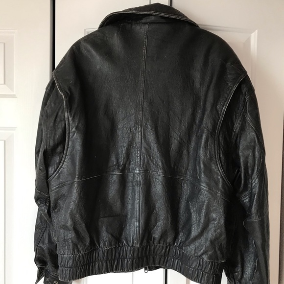 Vtg. Marc Leather Bomber - Picture 2 of 2